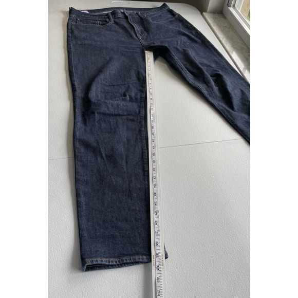 Gap Men's Slim Jeans 34x31 Measure (34X34 Tag) Dark Blue Denim Generation Good - Picture 12 of 16